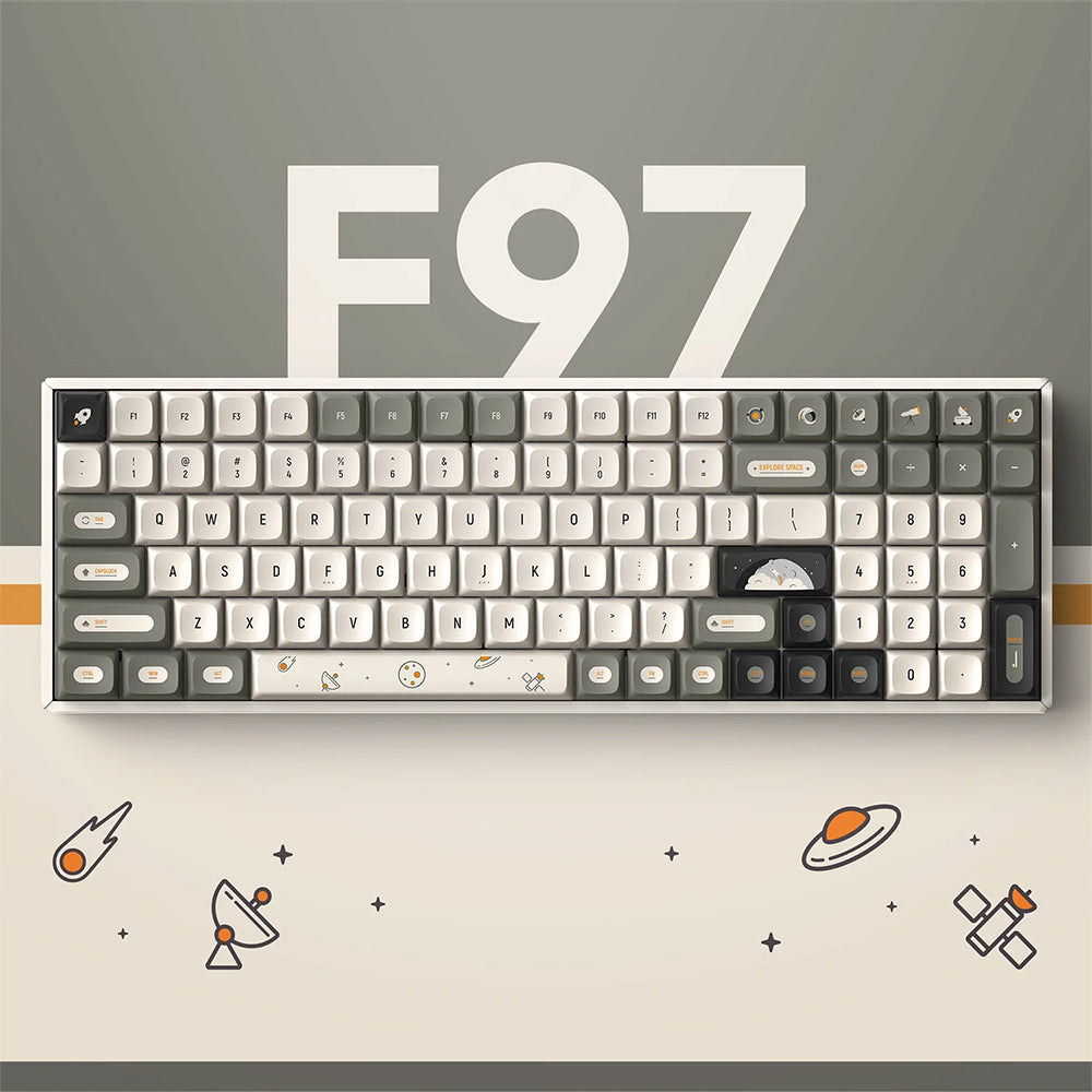 iQunix F97 Wireless Mechanical Keyboard Hitchhiker
