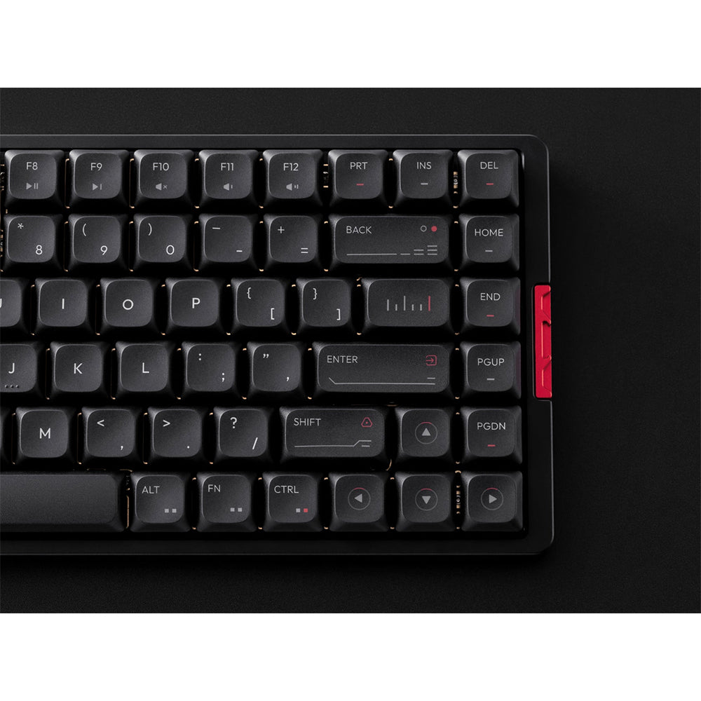 iQunix MQ80 Aluminum Low Profile Wireless Mechanical Keyboard Shadow Black