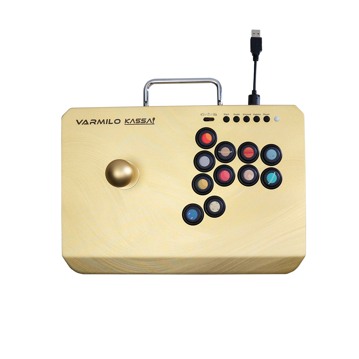 VARMILO KASSAI Gold Arcade Joystick Controller for Fighting Games