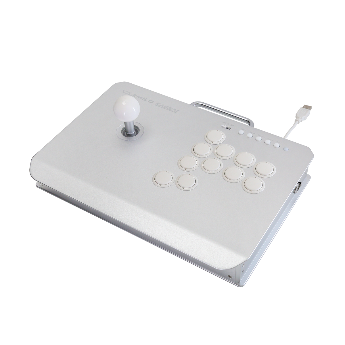VARMILO KASSAI Lunar Silver Arcade Joystick Controller for Fighting Games Type-C接続対応モデル