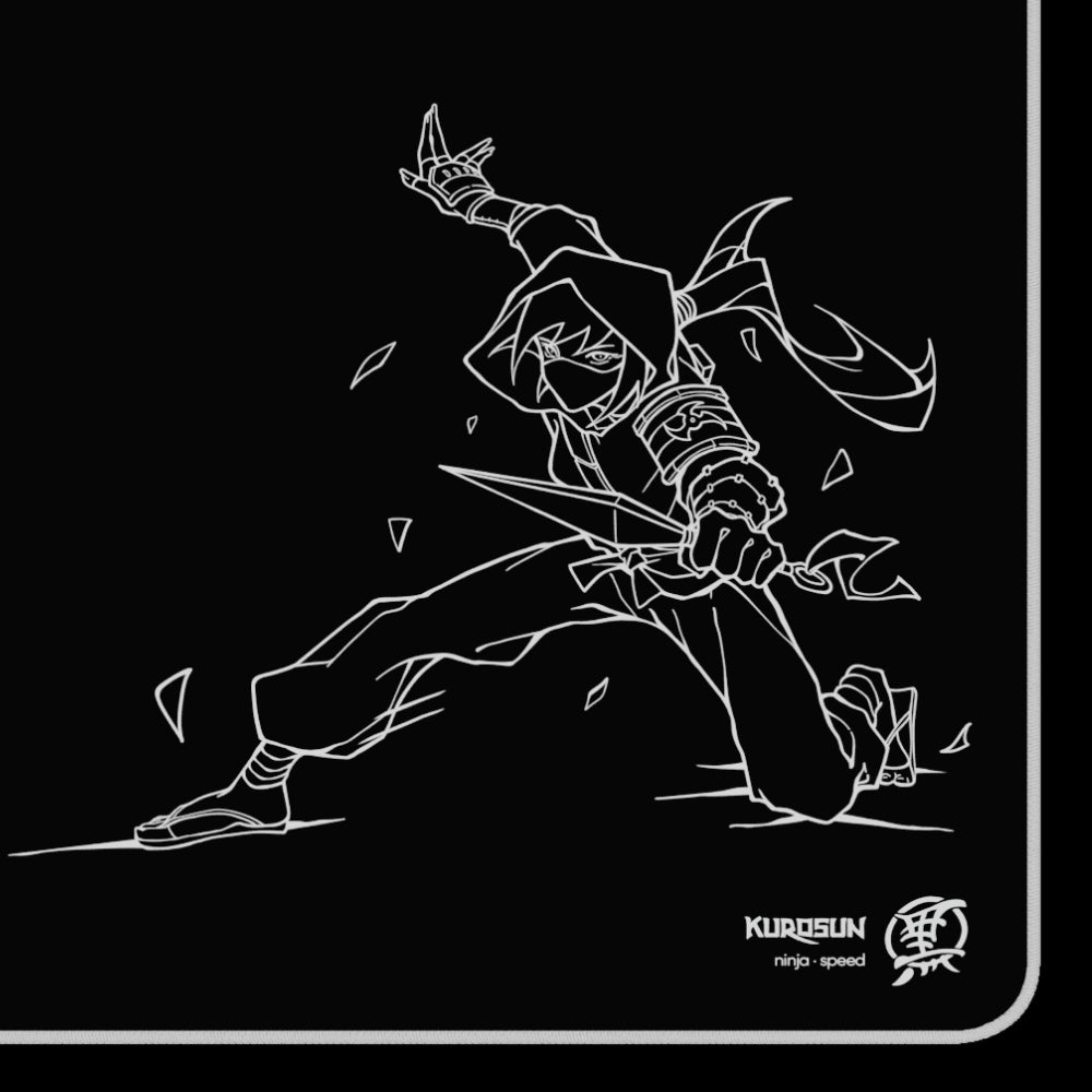 Kurosun Ninja Premium Gaming Mousepad Black【他商品との同梱不可】