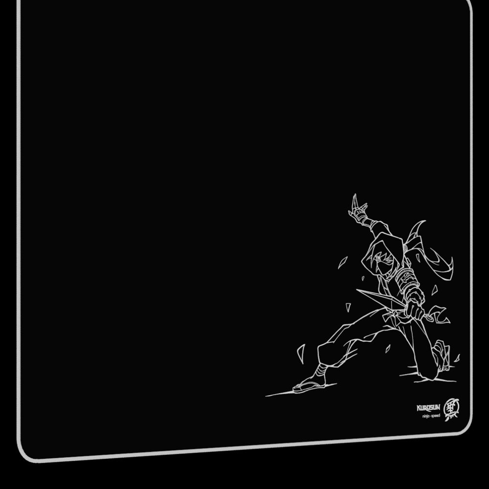 Kurosun Ninja Premium Gaming Mousepad Black【他商品との同梱不可】