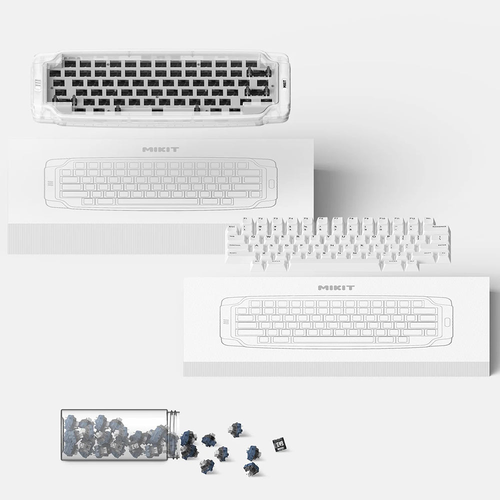 MIKIT MK72 DIY Wireless Mechanical Keyboard INNOCENCE