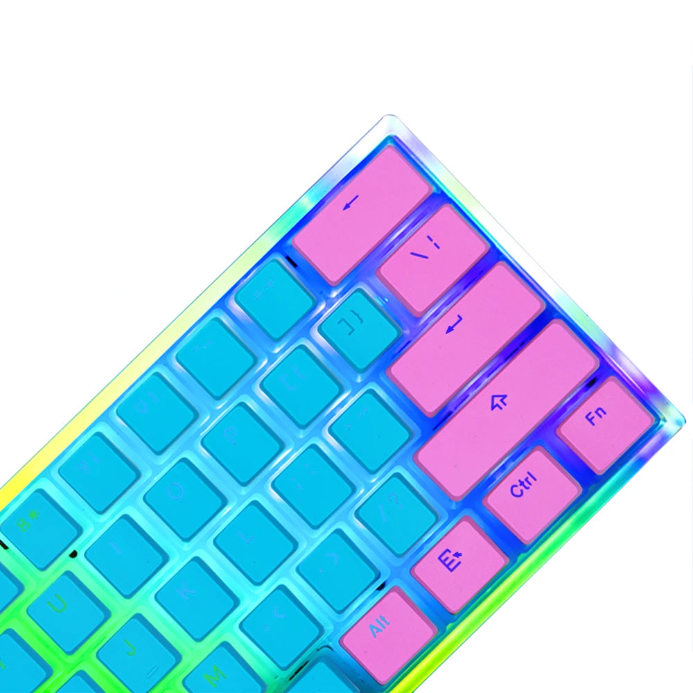 Matrix Keyboards Clix x Matrix Official Keyboard Clix 1.5 Transparent Case Blue Inside