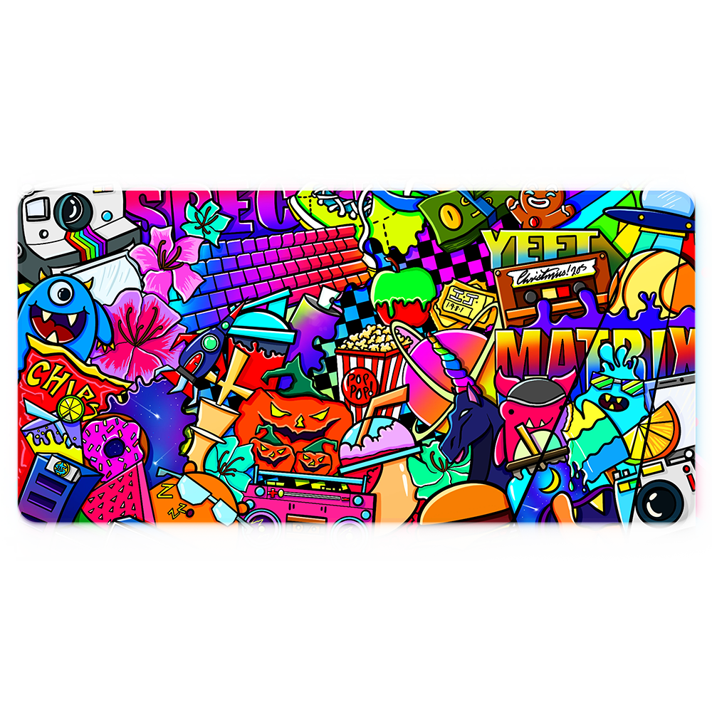 Matrix Keyboards Mousepad XXL Colorblast