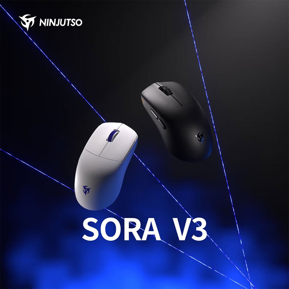 Ninjutso Sora V3 8K Wireless Gaming Mouse Black