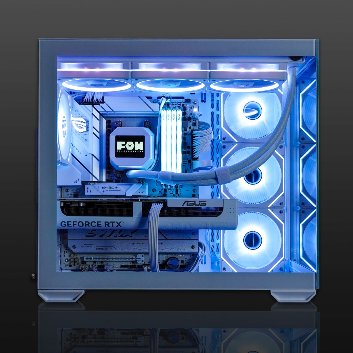 【FOW-TG-R7X3D-N57-WH-1】BTOパソコン/ゲーミングPC