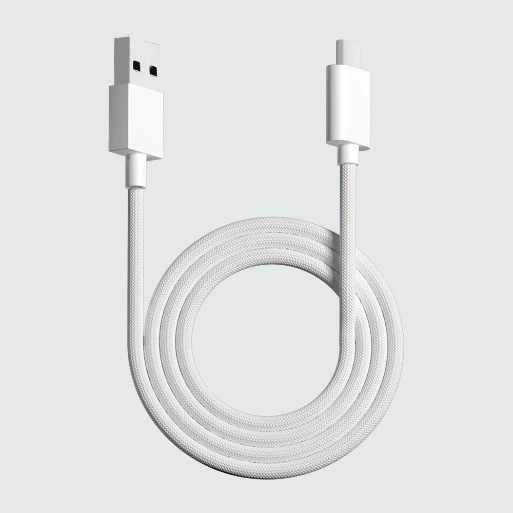 Pwnage USB Type C Paracord Cable - White