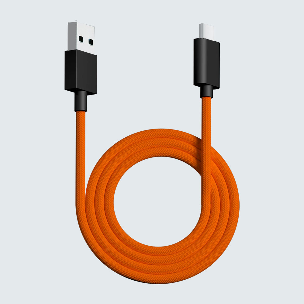 Pwnage USB Type C Paracord Cable - Orange