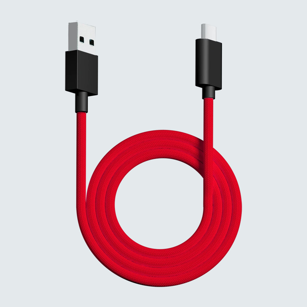 Pwnage USB Type C Paracord Cable - Red