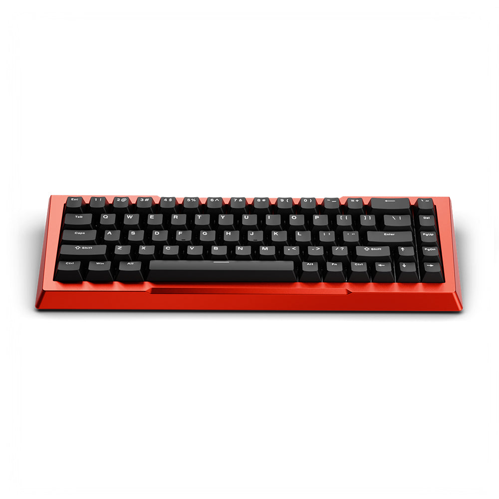 Pwnage Zenblade 65 V2 CNC Mechanical Keyboard PBT keycaps Red Black Gateron Jade Pro Swtich