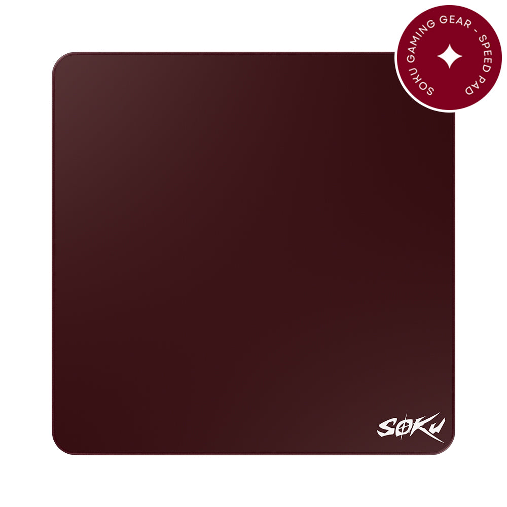 SOKU Pro1 Mousepad Burgundy Red SPEED