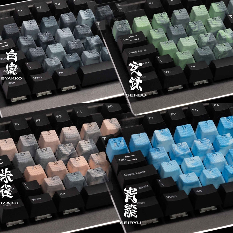 Tai-Hao Rubberized Gaming Keycap Mark II - 23keys SUZAKU (Rhodonite)
