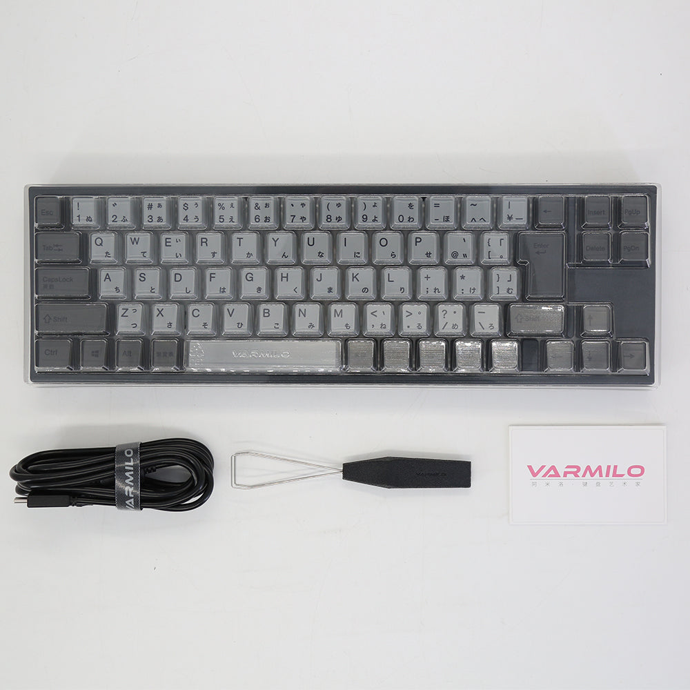 Varmilo 73 Ink: Black & Grey Keyboard