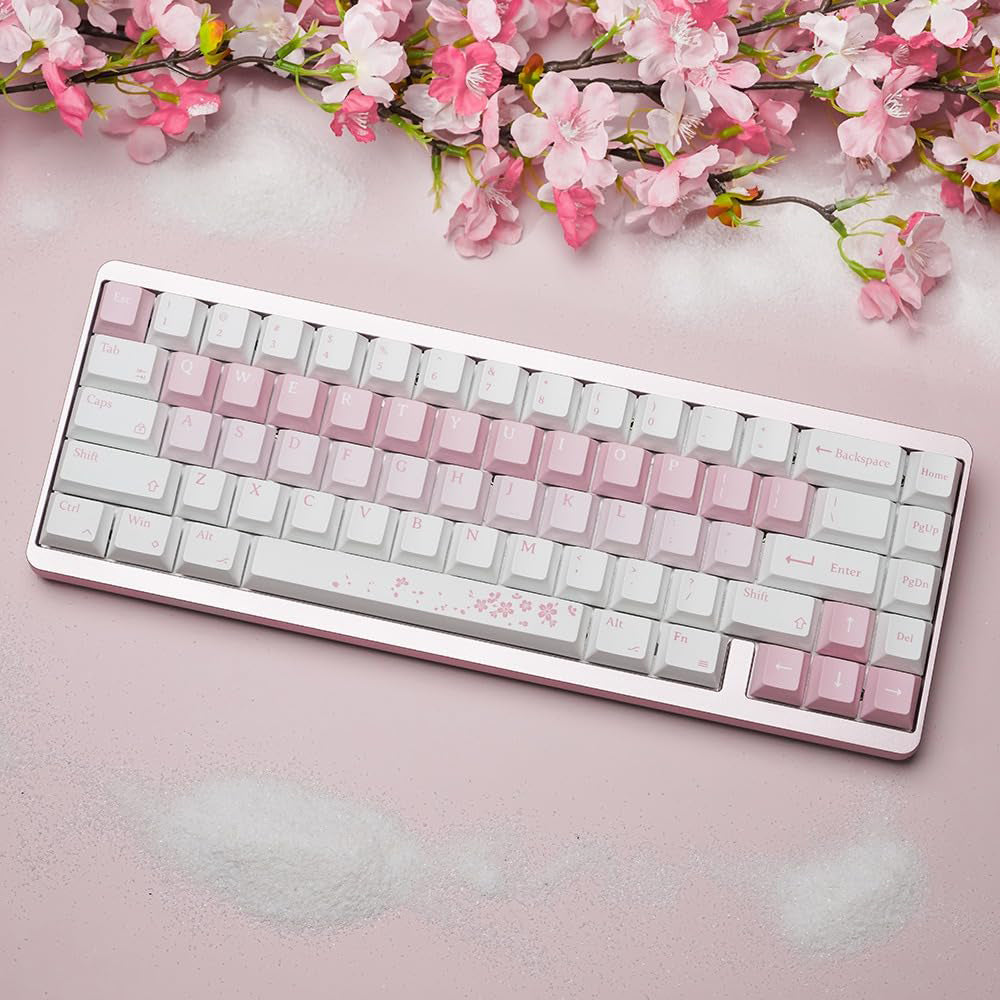 Varmilo Muse 65 Magnet Switch Wired Hot-Swap RGB 67 Keys Metal Gaming Mechanical Keyboard Sakura