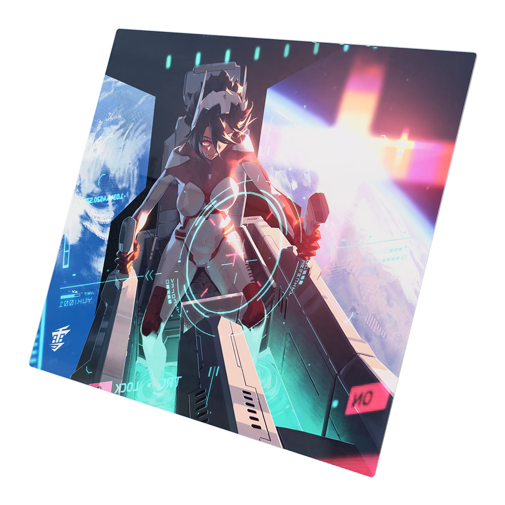 Yuki Aim Mecha Glass Mousepad