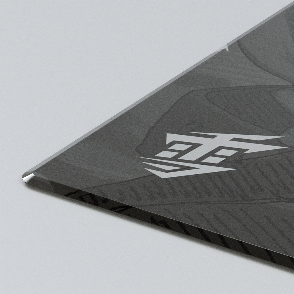 Yuki Aim MONOKURO Glass Mousepad