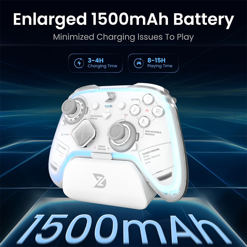 ZD Gaming Ultimate Legend Wireless Gaming Controller 8K White
