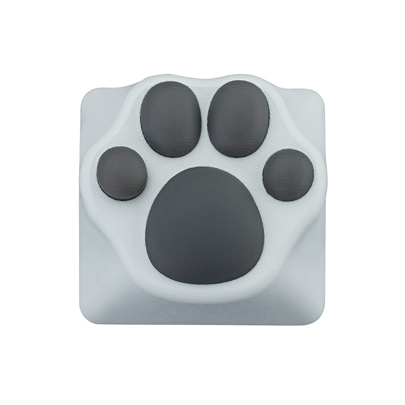 ZOMO PLUS ABS Kitty Paw Keycap White Grey for Cherry MX Switches